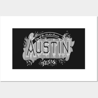 Vintage Austin, TX Posters and Art